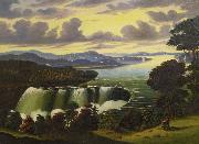 Thomas Chambers Niagara Falls viewed from Goat Island oil painting picture wholesale